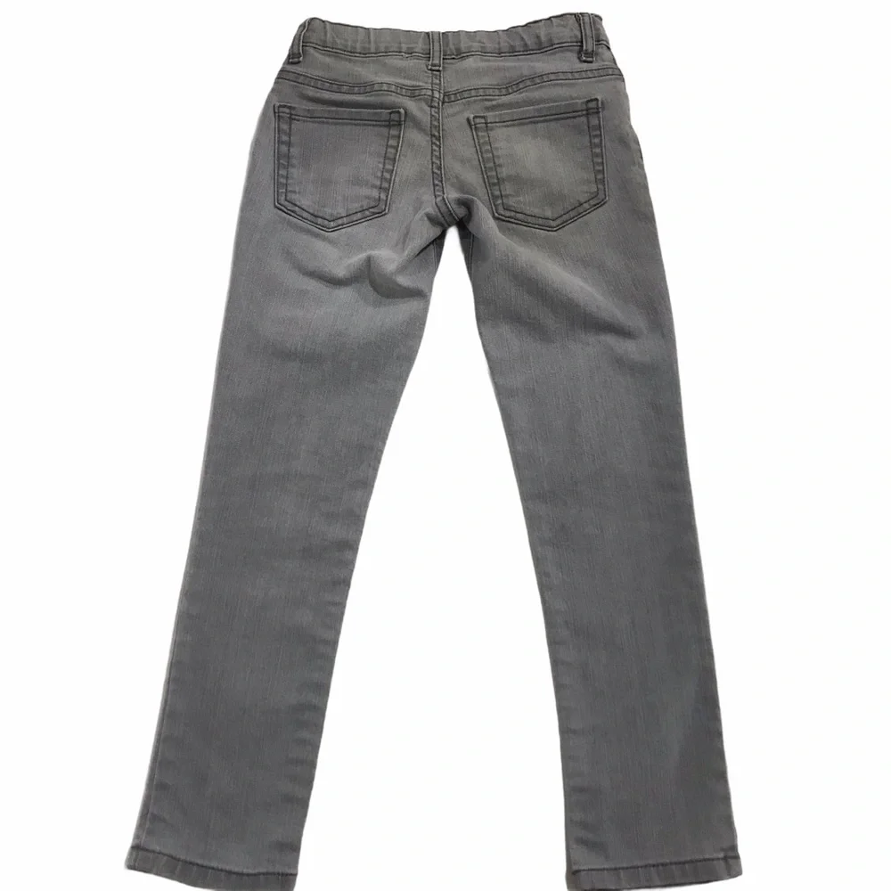 THE CHILDREN’S PLACE Jeans Gray Light Wash Denim Size 7 Stretch Adjustable Waist